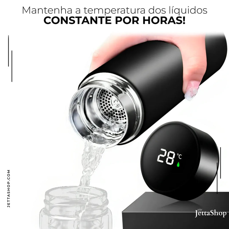 BottleJetta™ - Garrafa Térmica Inteligente de 500 ml Personalizada [ÚLTIMAS UNIDADES]