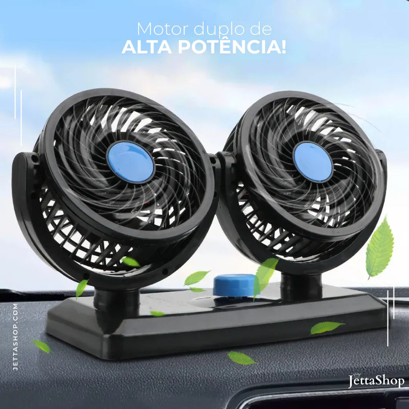 VentJetta™ - Ventilador Duplo para Carros 360º [PROMOÇÃO LIMITADA ATÉ HOJE 23:59]