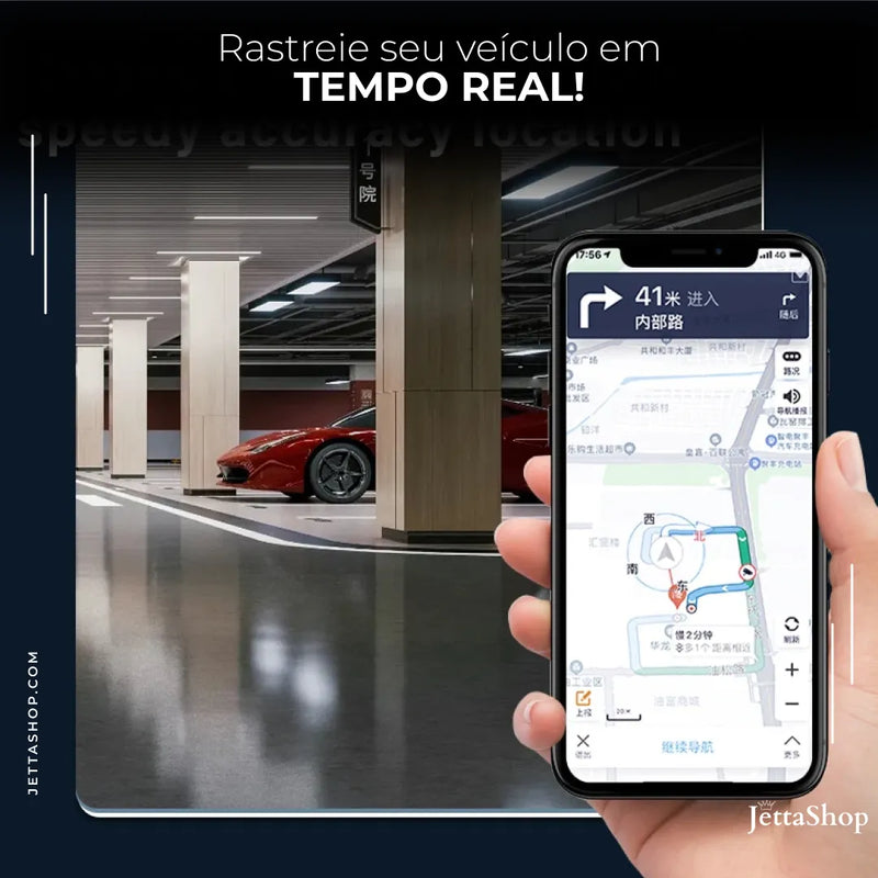 Rastreador GPS Automotivo para iPhone - FindJetta™ [PROMOÇÃO LIMITADA ATÉ HOJE 23:59]