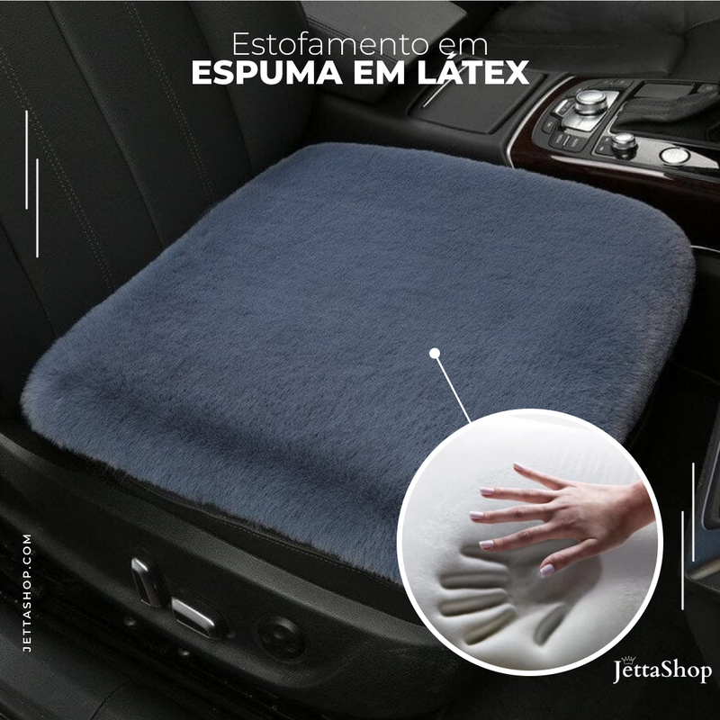 Jetta MaxPlush™ - Almofada de Pelúcia para Assento Automotivo [PROMOÇÃO LIMITADA]