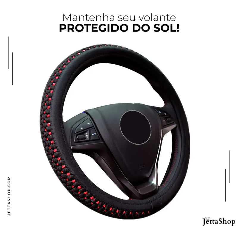 Capa de Volante Universal Trançada - Jetta VoltMax™ [PROMOÇÃO LIMITADA ATÉ HOJE 23:59]