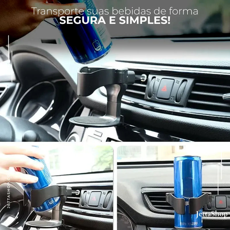 [PAGUE 1 LEVE 2] Porta Copos Universal e Ajustável Automotivo - CupJetta™