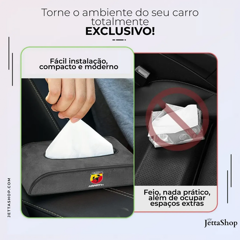 Jetta CleanMax™ - Porta Lenço Multiuso Automotivo e Personalizado [PROMOÇÃO LIMITADA ATÉ HOJE 23:59]