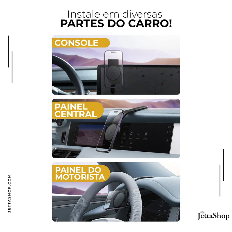 Suporte Magnético de Celular Universal - Jetta MagUltra™ [PROMOÇÃO LIMITADA ATÉ HOJE 23:59]