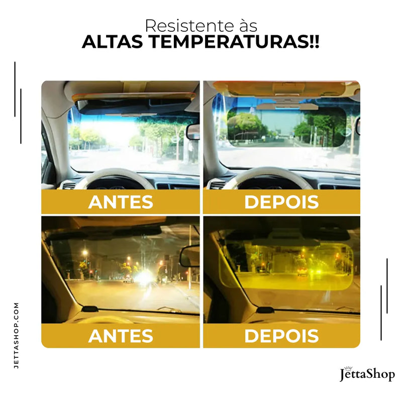 Visor Duplo Polarizado Anti Reflexo Automotivo - Jetta SunVisor™ [ESTOQUE LIMITADO]