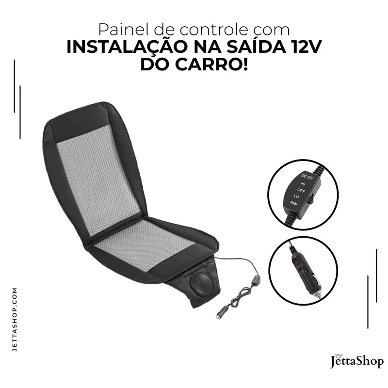 Jetta VentSeat™ - Assento Ventilado Universal Carros [PROMOÇÃO LIMITADA ATÉ HOJE 23:59]