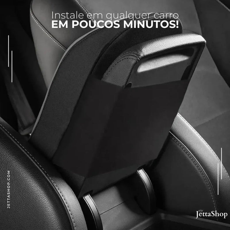 Jetta UltraComfort™ - Apoio de Braço Automotivo em Camurça [PROMOÇÃO IMPERDÍVEL🔥]