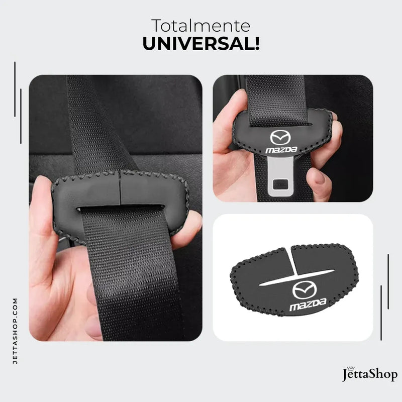 Capa de Couro para Fivela de Cinto Automotivo Personalizado - Jetta LuxBelt™ [PROMOÇÃO EXCLUSIVA]