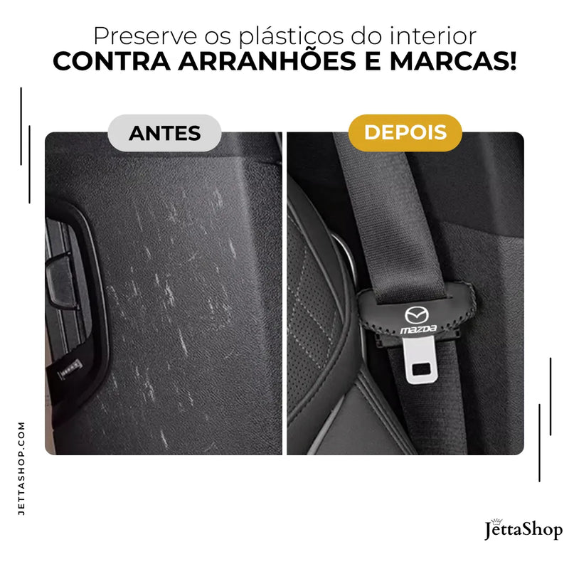 Capa de Couro para Fivela de Cinto Automotivo Personalizado - Jetta LuxBelt™ [PROMOÇÃO EXCLUSIVA]