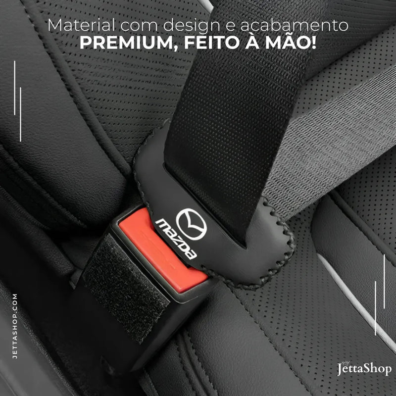 Capa de Couro para Fivela de Cinto Automotivo Personalizado - Jetta LuxBelt™ [PROMOÇÃO EXCLUSIVA]