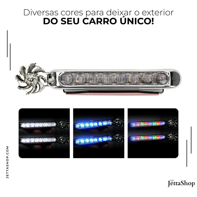 [PAGUE 1 LEVE 2] Luz de Led Dinâmica por Ventilação para Carros - Jetta VentLed™