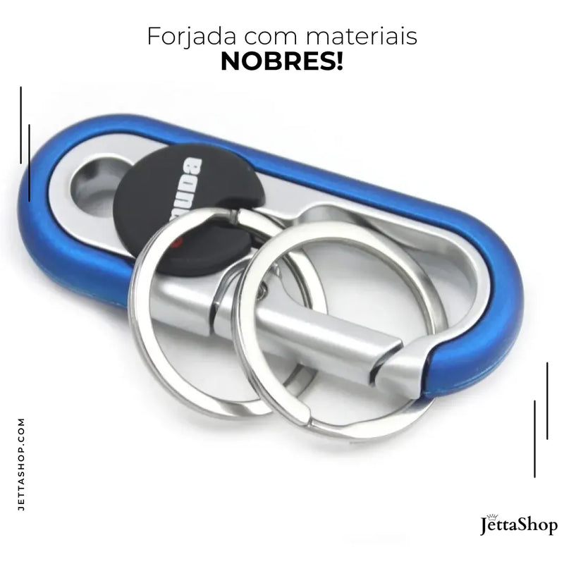 [PAGUE 1 LEVE 2] Chaveiro em Metal Forjado para Carros - Jetta MetalKey 2.0™