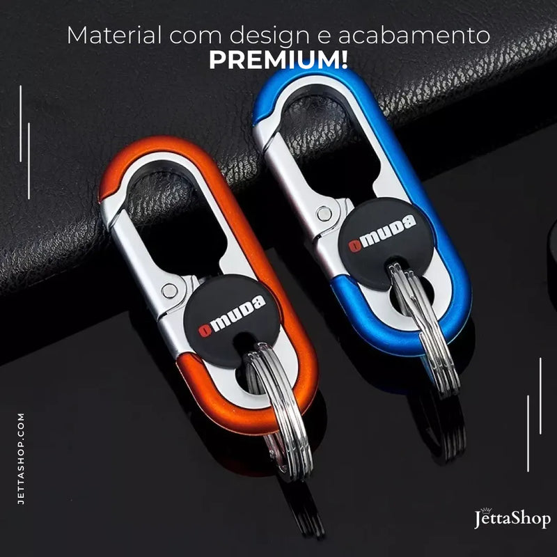 [PAGUE 1 LEVE 2] Chaveiro em Metal Forjado para Carros - Jetta MetalKey 2.0™