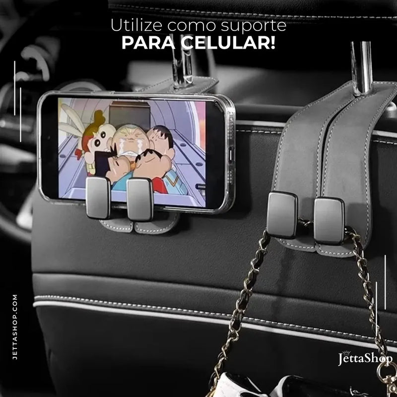 Suporte Duplo de Bolsas e Sacolas Multifuncional para Carros - Jetta DuoBag™ (PROMOÇÃO LIMITADA ATÉ HOJE 23:59)