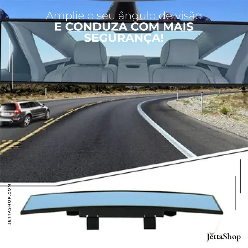 Jetta RetroGlass™️ – Espelho Retrovisor com Grande Visão Panorâmica Universal