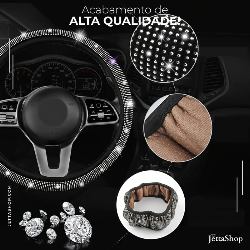 VoltStrass™ - Capa Antiderrapante de Volante Universal [PROMOÇÃO LIMITADA]