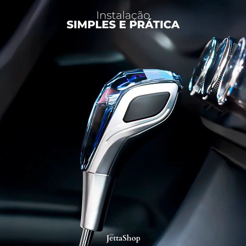 Alavanca RGB Universal para Câmbio - Jetta LedShift™ [PERSONALIZADA COM A MARCA DO SEU CARRO]