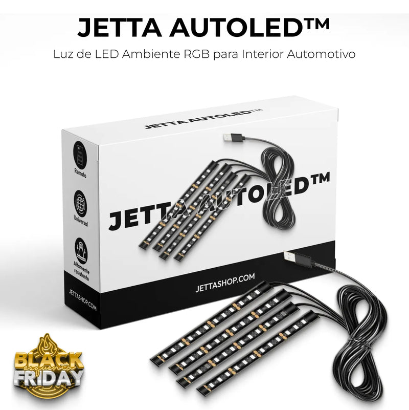 Luz de LED Ambiente RGB para Interior Automotivo - Jetta AutoLed™ [ESTOQUE LIMITADO]