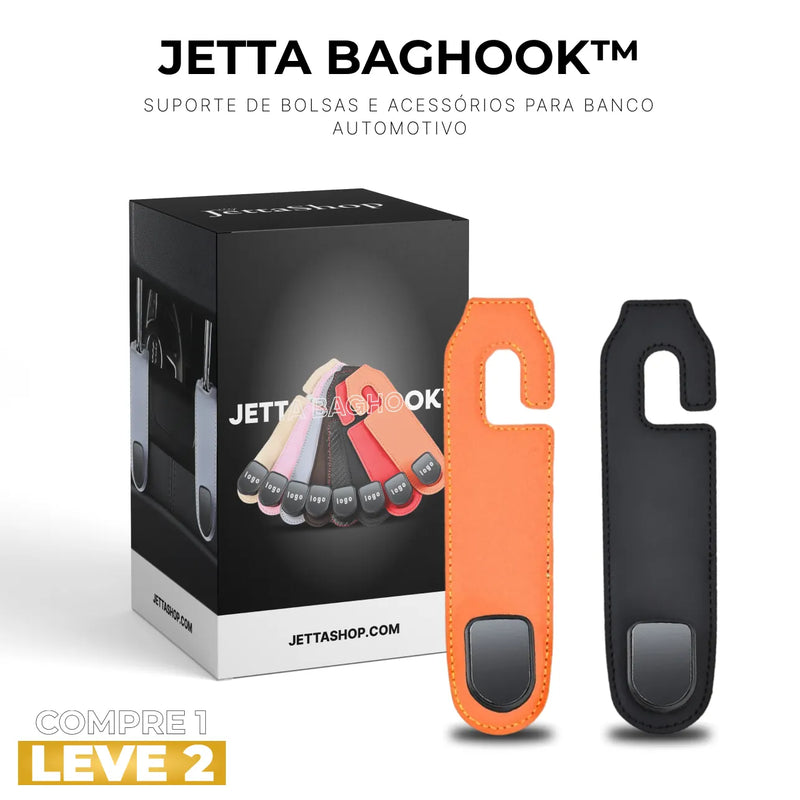 [COMPRE 1 LEVE 2] Suporte de Bolsas e Acessórios para Banco Automotivo - Jetta BagHook™