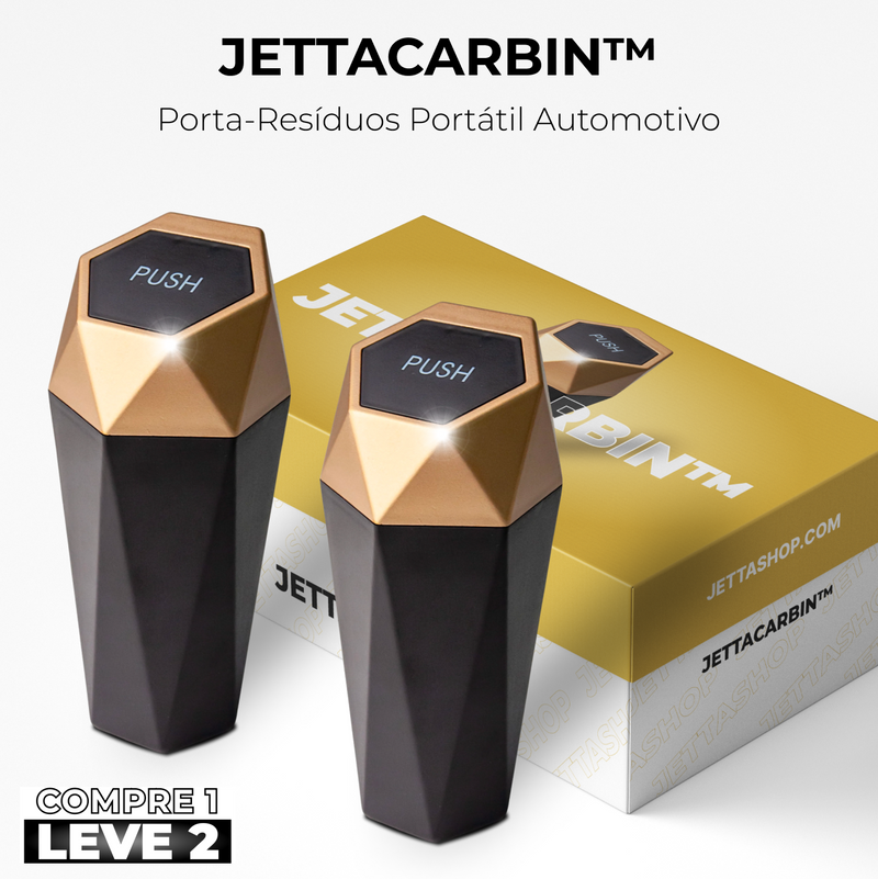 Porta-Resíduos Portátil Automotivo - JettaCarBin™ [COMPRE 1 LEVE 2]