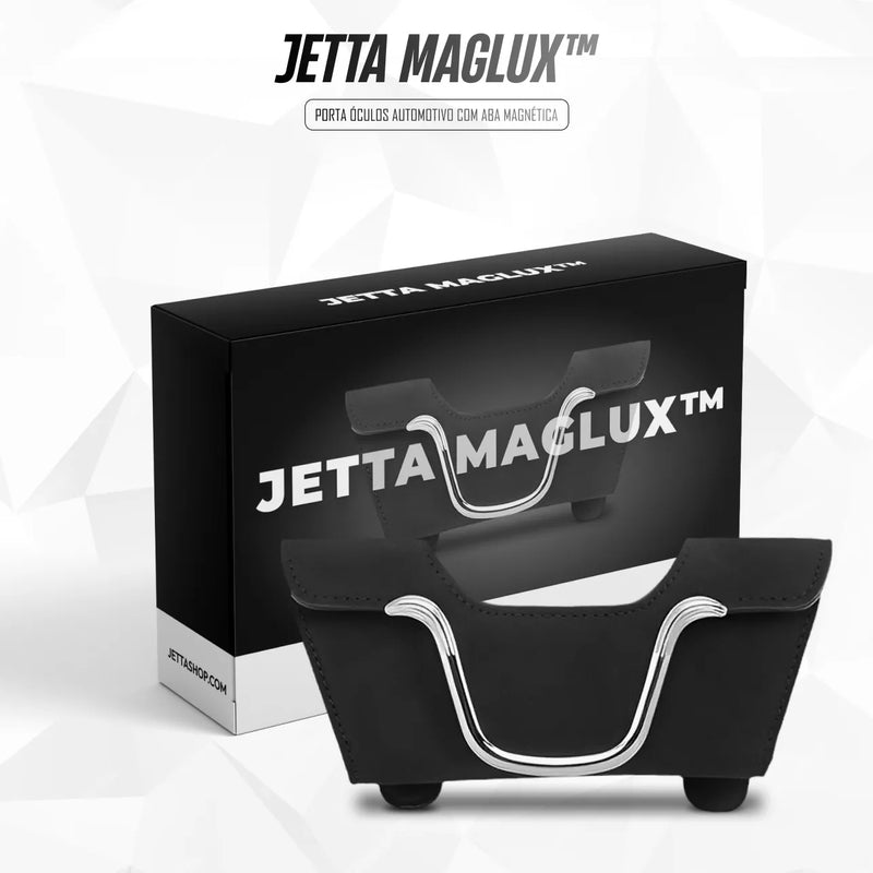 Porta Óculos Automotivo com Aba Magnética - Jetta MagLux™ (ESPECIAL BLACK FRIDAY)