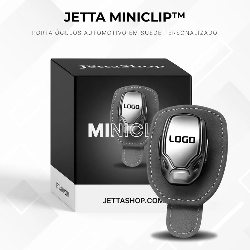 Porta Óculos Automotivo em Suede Personalizado - Jetta MiniClip™