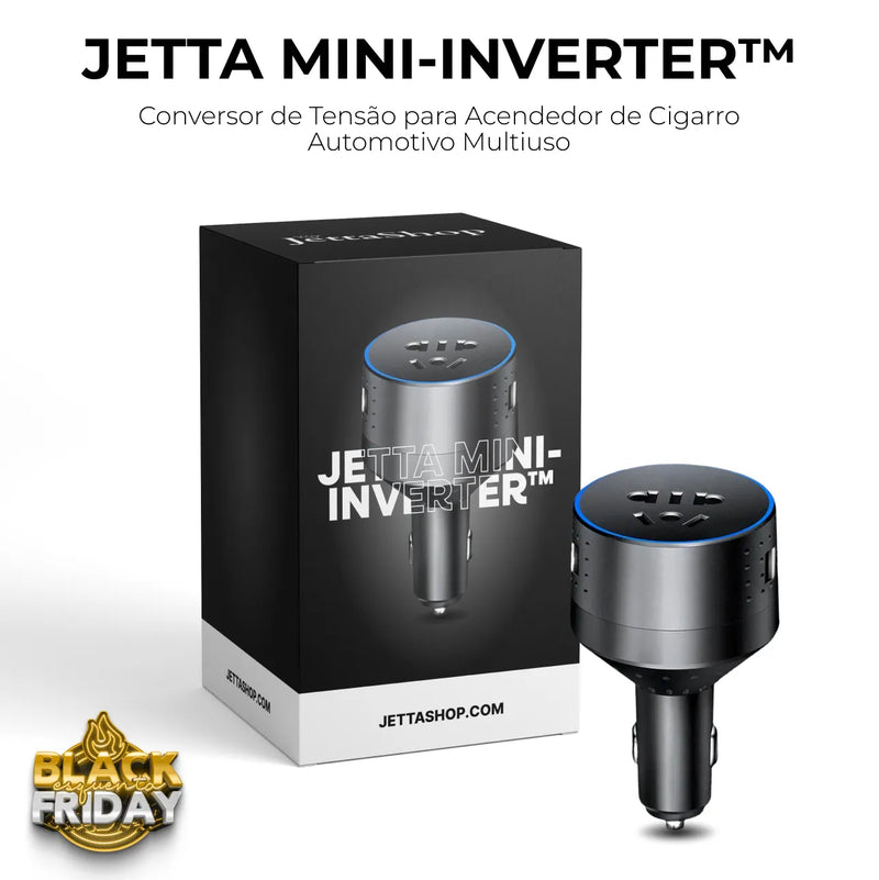 Conversor de Tensão para Acendedor de Cigarro Automotivo Multiuso - Jetta Mini-Inverter™ [ESTOQUE LIMITADO]