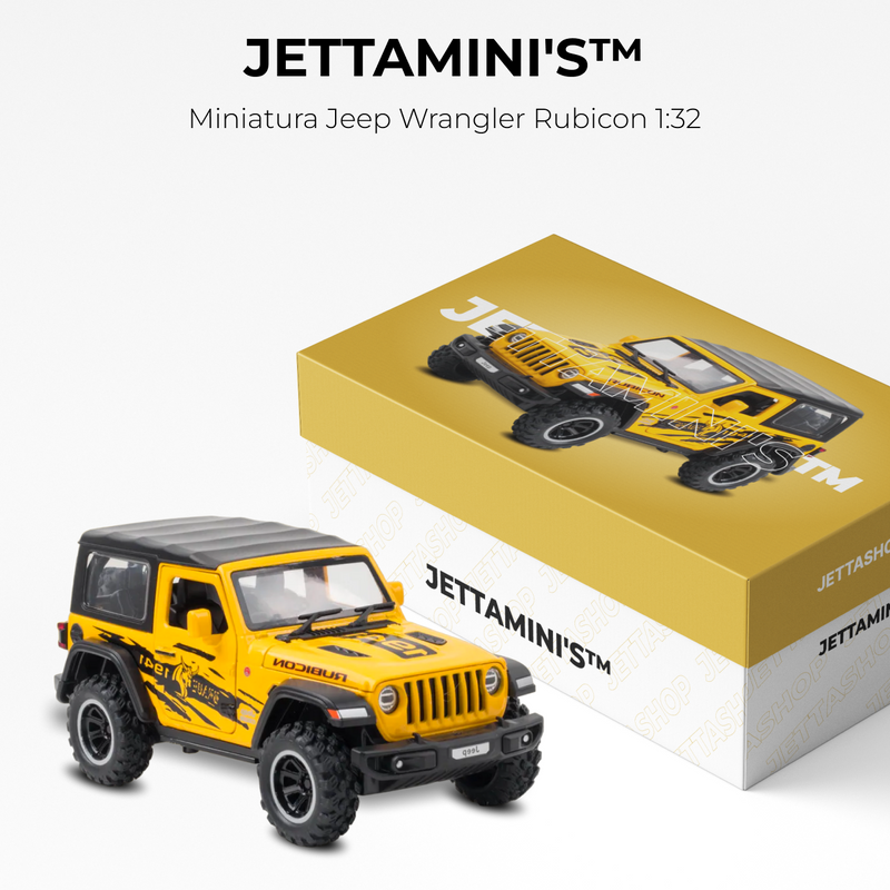 JettaMini's™ - Miniatura Jeep Wrangler Rubicon 1:32