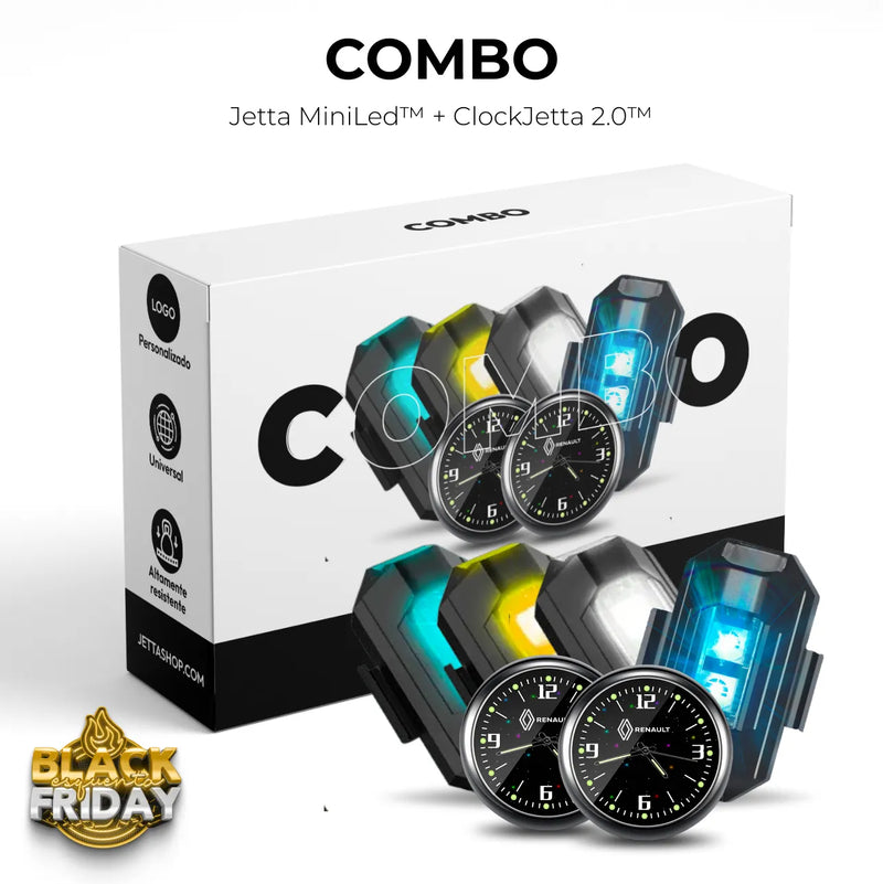 Combo Jetta MiniLed™ + ClockJetta 2.0™ [ESPECIAL BLACK FRIDAY]