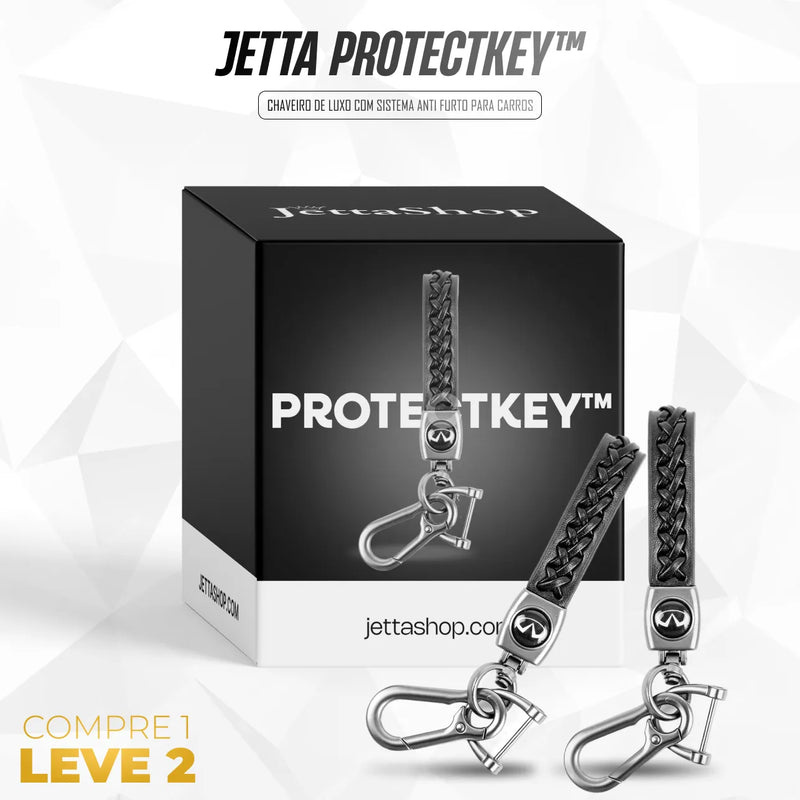 [PAGUE 1 LEVE 2] Chaveiro de Luxo com Sistema Anti Furto para Carros - Jetta ProtectKey™