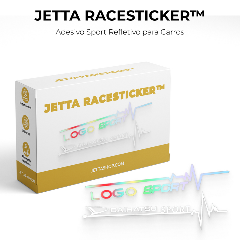 [PAGUE 1 LEVE 2] Adesivo Sport Refletivo para Carros - Jetta RaceSticker™