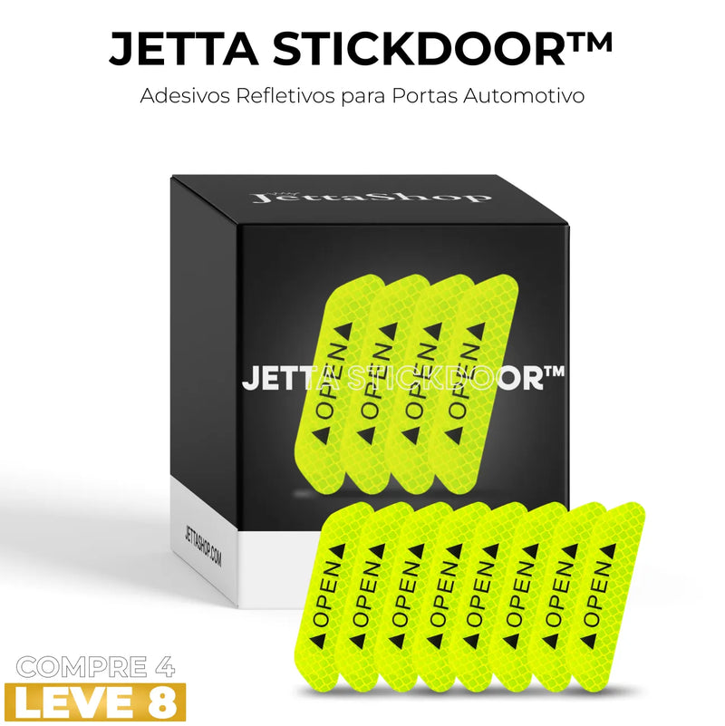 [COMPRE 4 LEVE 8] Adesivos Refletivos para Portas Automotivo - Jetta StickDoor™