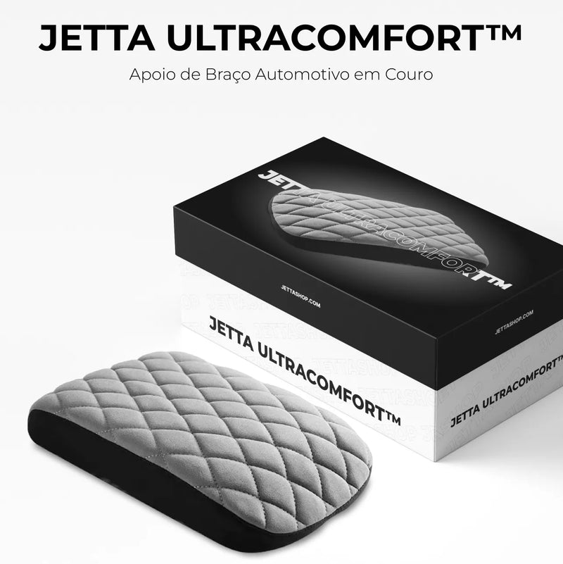 Jetta UltraComfort™ - Apoio de Braço Automotivo em Camurça [PROMOÇÃO IMPERDÍVEL🔥]