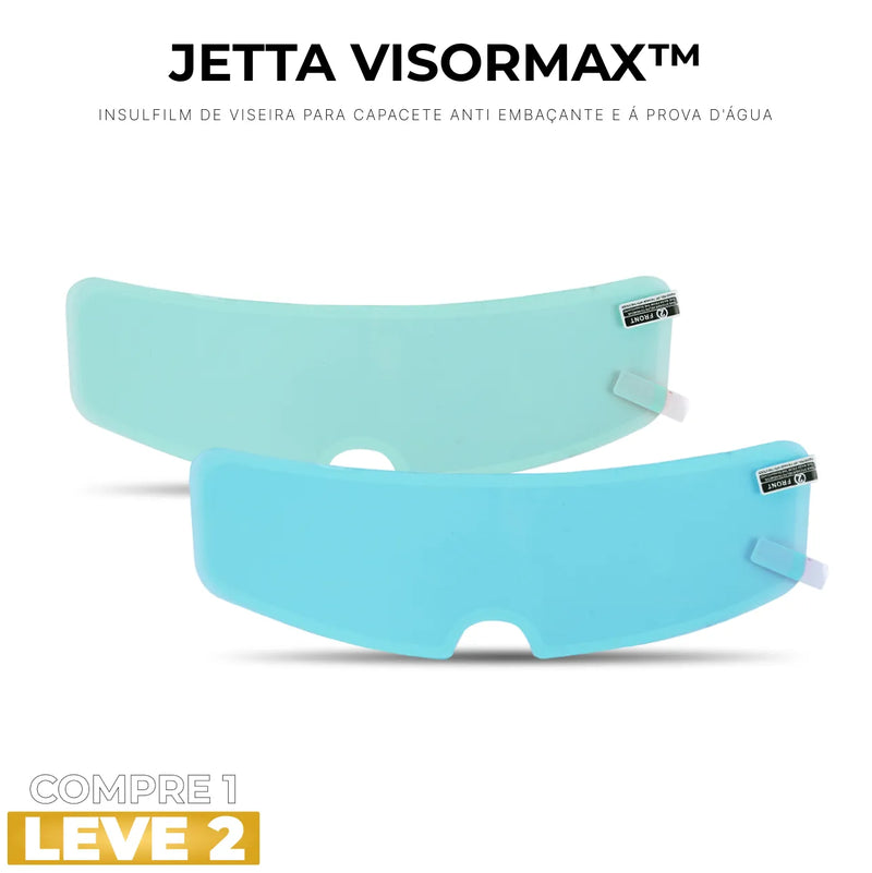 [COMPRE 1 LEVE 2] Insulfilm de Viseira para Capacete Anti Embaçante e Á Prova D'água - Jetta VisorMax™