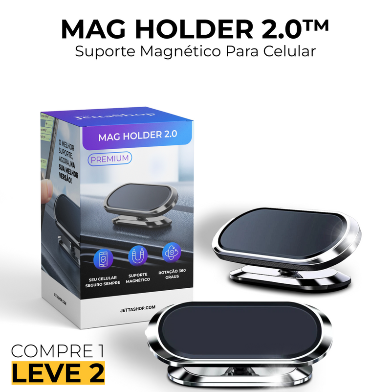 Suporte de Celular Automotivo - Magholder Jetta 2.0™ - PAGUE 1 E LEVE 2 (OFERTA POR TEMPO LIMITADO)