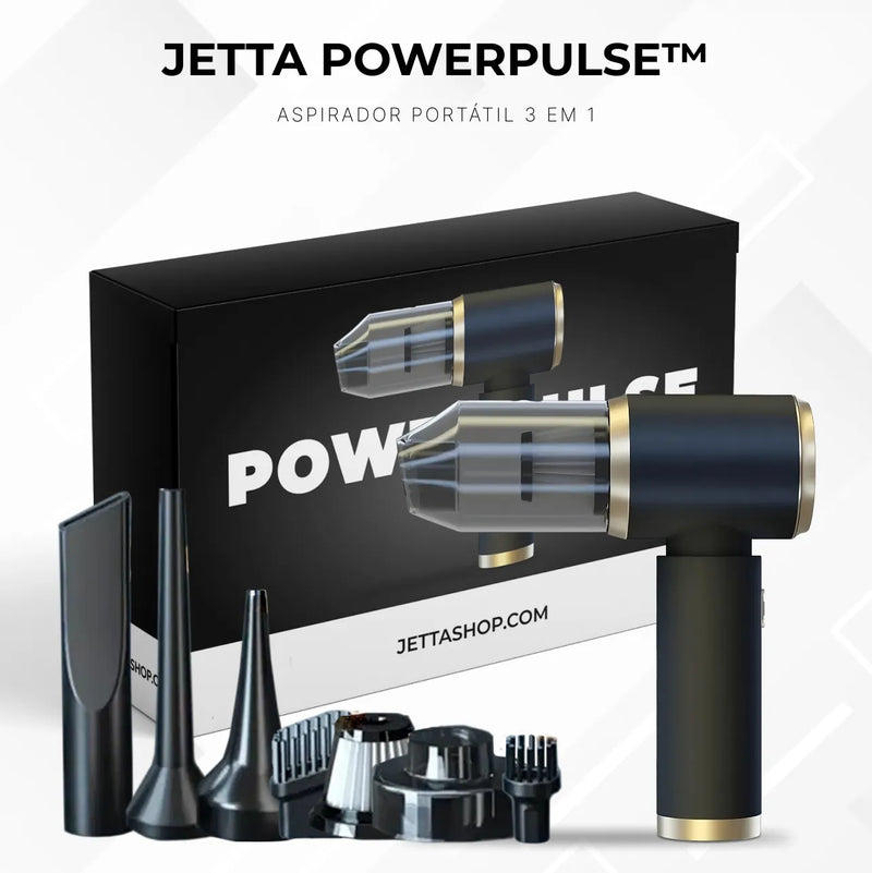 Aspirador Portátil PowerPulse™️ + 4 ACESSÓRIOS EXCLUSIVOS [BRINDE EXCLUSIVO + FRETE GRÁTIS ATÉ 23:59]