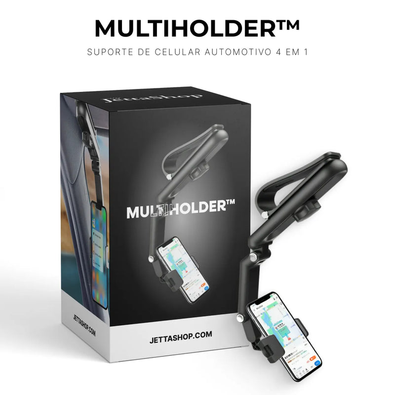 MultiHolder™ - Suporte de Celular Automotivo 4 em 1 [BRINDE EXCLUSIVO]