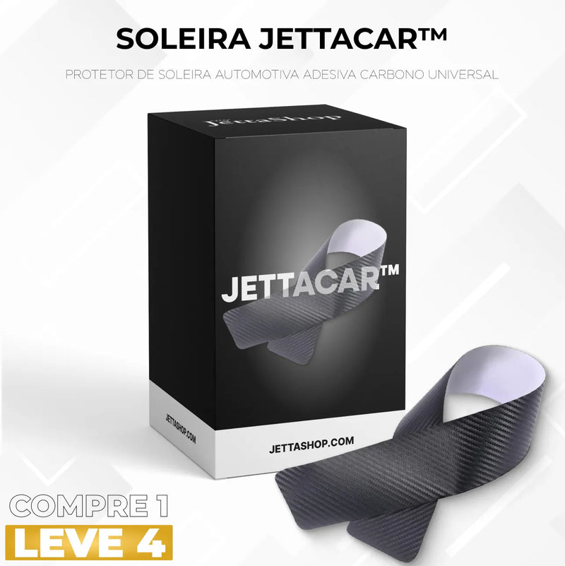 Protetor de Soleira Automotiva Adesiva (Carbono) Universal - SoleiraJettaCar™️ 4 peças