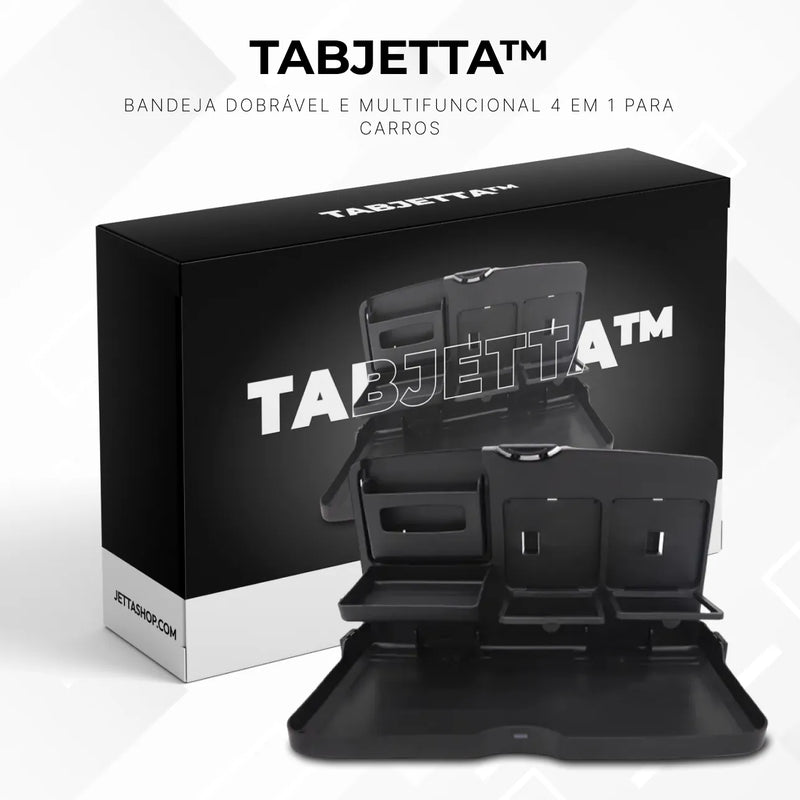 TabJetta™ - Bandeja Dobrável e Multifuncional 4 em 1 para Carros [PROMOÇÃO LIMITADA]