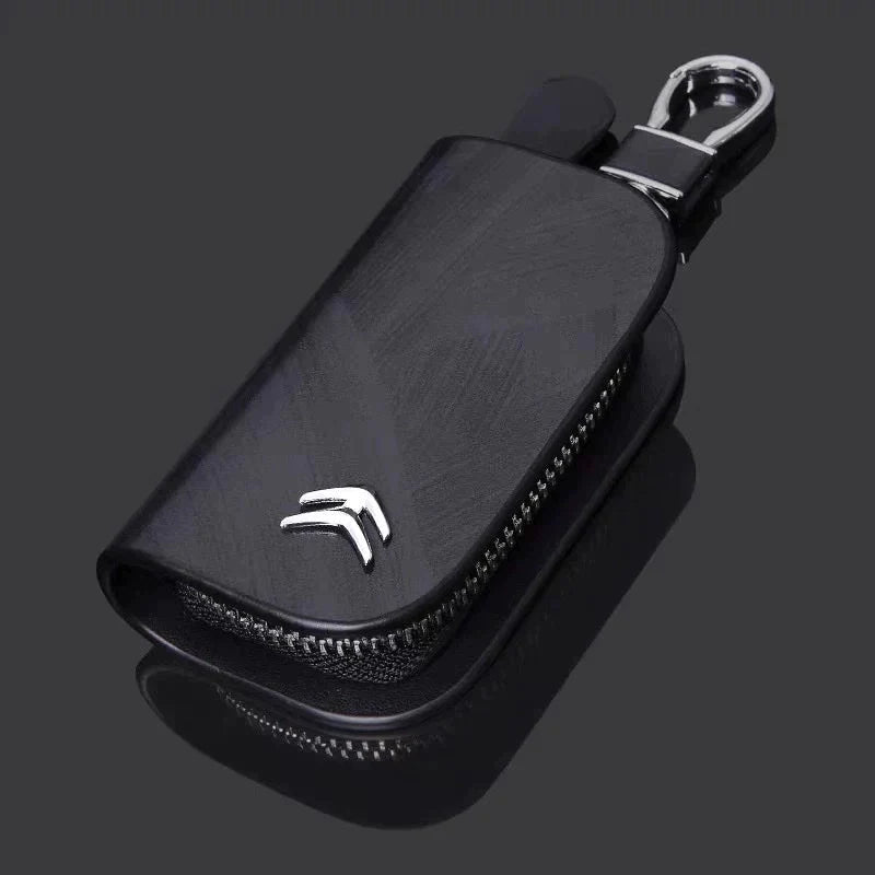 Capa de Chave Automotiva Artesenal em Couro - JettaLux™ [LIQUIDA NATAL]
