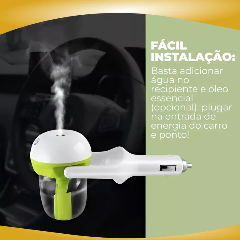 SmallAirJetta™ - Umidificador e Aromatizador Automotivo