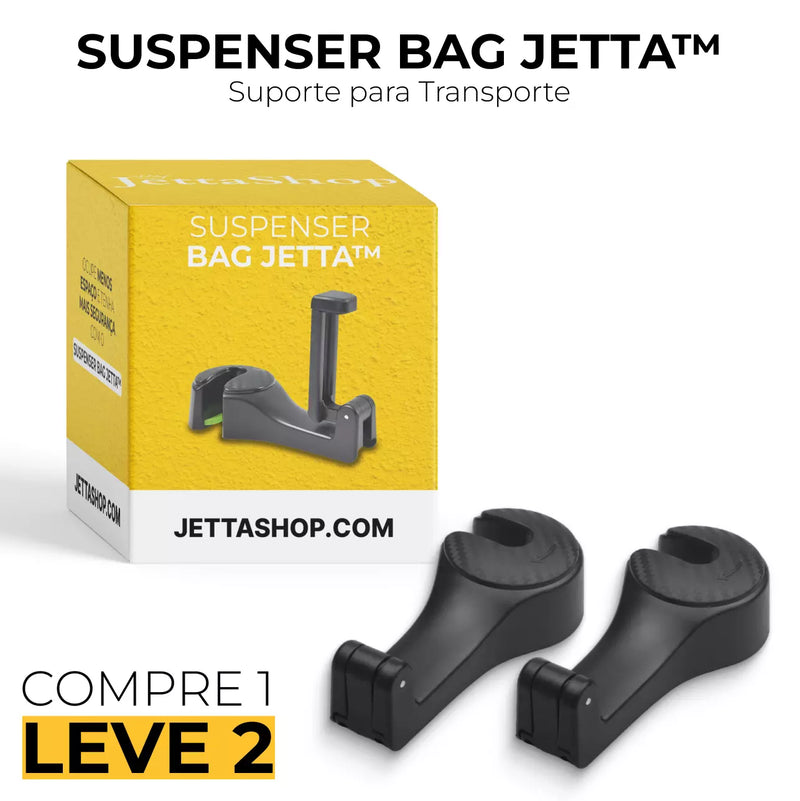 [PAGUE 1 LEVE 2] Suspenser Bag Jetta™ - Suporte de Bolsas e Sacolas para Carro