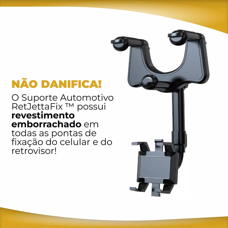 RetJettaFix ™ - Suporte para celular giratório e retrátil para carros (Frete Grátis + Brinde Exclusivo para os 100 primeiros)