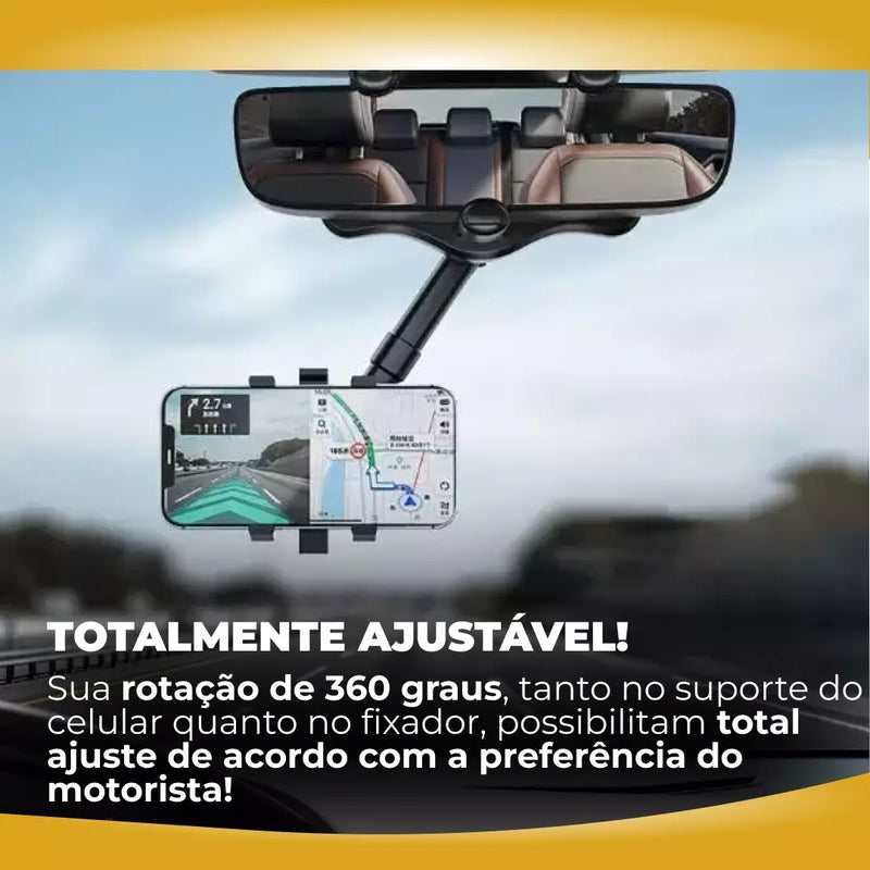RetJettaFix ™ - Suporte para celular giratório e retrátil para carros (Frete Grátis + Brinde Exclusivo para os 100 primeiros)