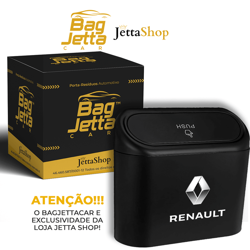 PAGUE 1 LEVE 2) - Porta-Resíduos Automotivo - BagJettaCar™ (BRINDE EXCLUSIVO PARA OS 110 PRIMEIROS do TIKTOK)
